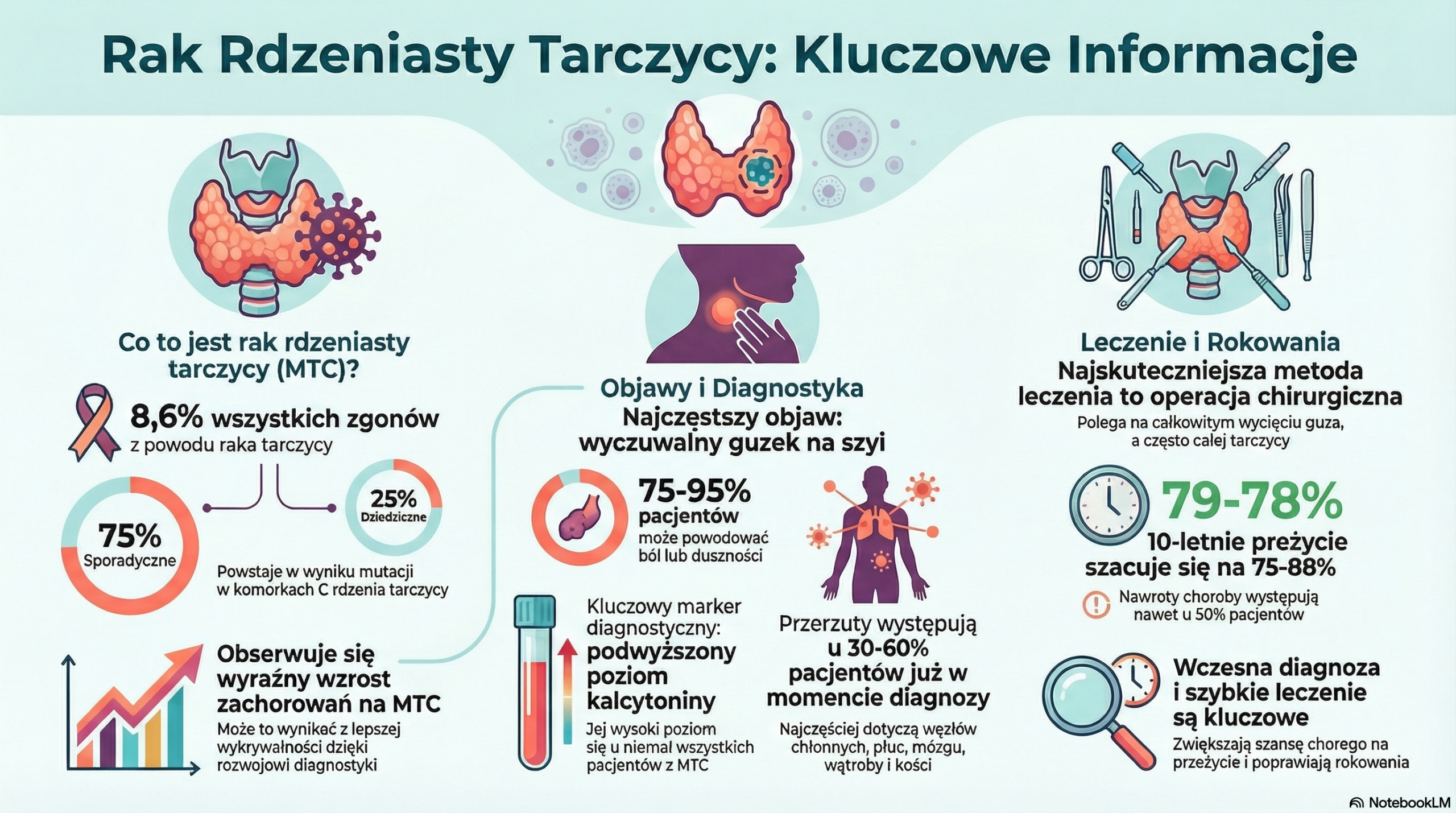 Rak rdzeniasty tarczycy MTC 